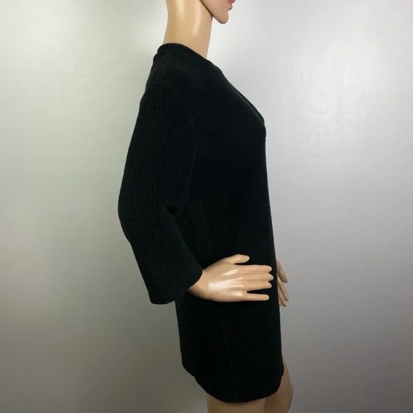 REFORMATION BLACK RIBBED PULLOVER SWEATER - Picture 5 of 7